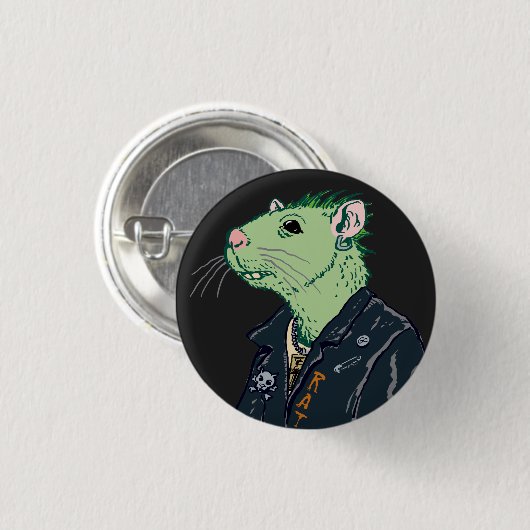 Ratte Punk™ Button (Vorne & Hinten)