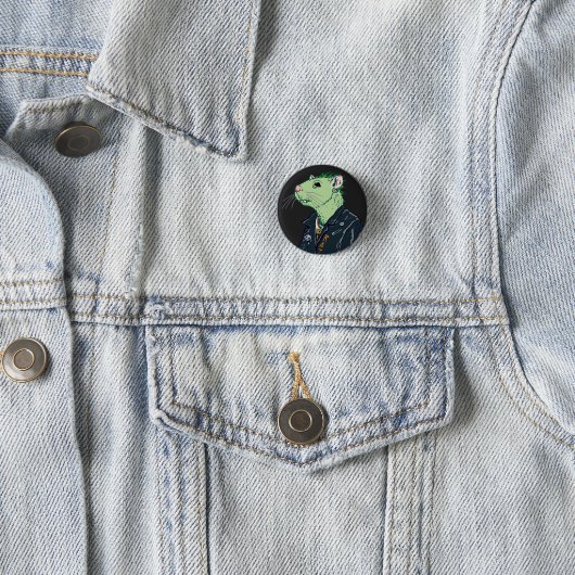 Ratte Punk™ Button (Beispiel)