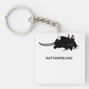 Ratte Schlüsselanhänger