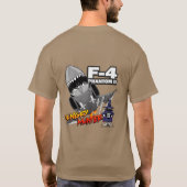RATTE Shirt mit Phantom F-4 - (dunkle Farbe) (Rückseite)