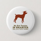 Ratte Terrier Button (Vorderseite)