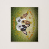 Ratte Terrier kann gerade ein nicht haben Puzzle (Vertikal)