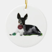 Ratte Terrier Keramikornament (Vorne)