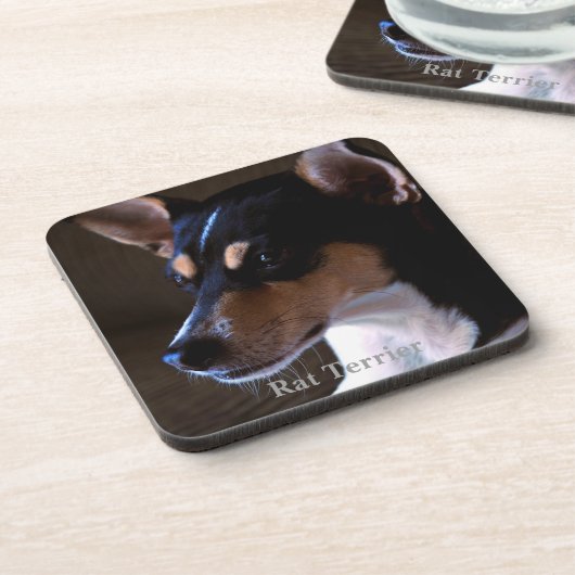 Ratte Terrier Untersetzer (Linke Seite)