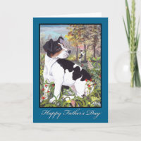 Ratte-Terrier-Vatertagskarte