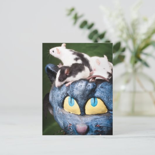 Ratten auf der Postkarte des Gehirns (Stehend Vorderseite)