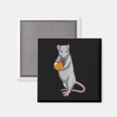 Ratten Bowling Bowling Kugel Sport Magnet (Vorderseite/Rückseite)