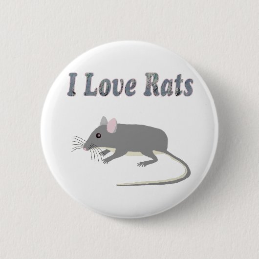 Ratten Button (Vorderseite)