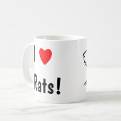 Ratten der Liebe I! Tasse (Vorderseite Links)