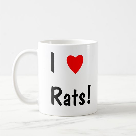 Ratten der Liebe I! Tasse (Links)