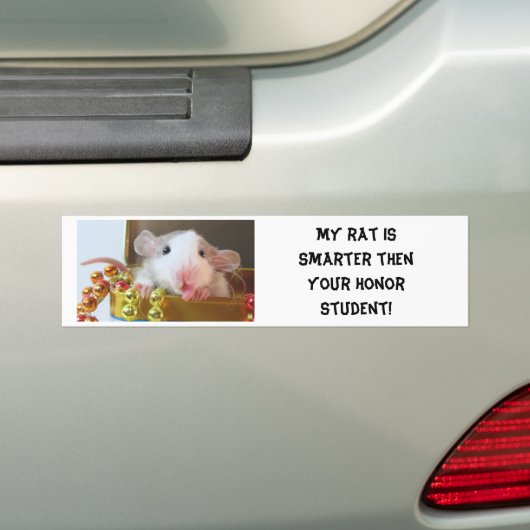 Ratten-Ehrenstudent Autoaufkleber (Auf Auto)