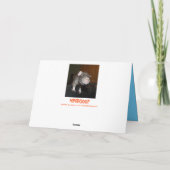 Ratten feiern Geburtstagskarte Karte (Rückseite)