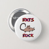 Ratten-Felsen Button (Vorne & Hinten)