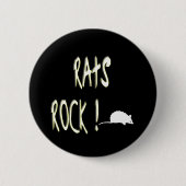 Ratten-Felsen! Knopf Button (Vorderseite)