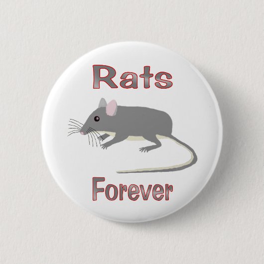 Ratten für immer button (Vorderseite)