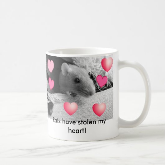 Ratten haben mein Herz gestohlen! Kaffeetasse (Rechts)