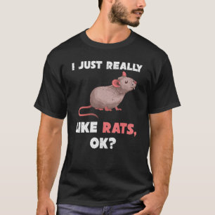 Ratten Haustier Besitzer Niedlicher Rattentierrat T-Shirt