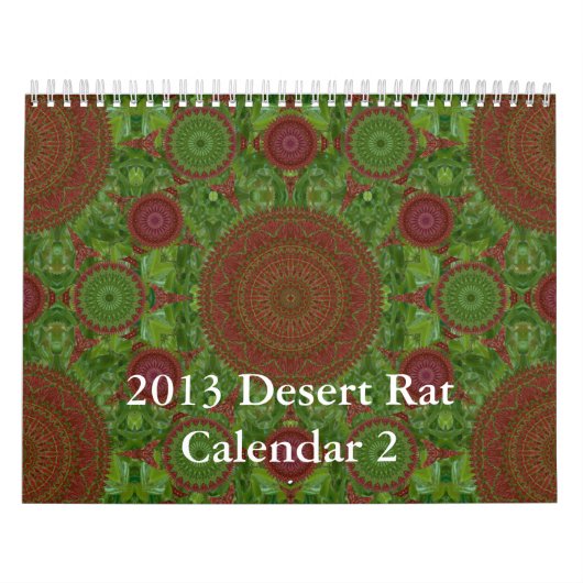 Ratten-Kalender 2 der Wüsten-2013 Kalender (Titelbild)