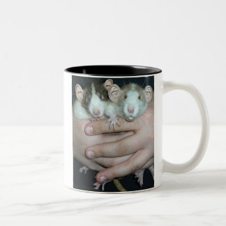 Ratten-Leute Zweifarbige Tasse