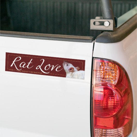 Ratten-Liebe 2 Autoaufkleber (Auf Lkw)