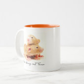 Ratten-Liebhaber immer und für immer Zweifarbige Tasse (Vorderseite Links)