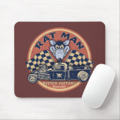 Ratten-Mann verrostete Gewohnheiten Mousepad (Mit Mouse)