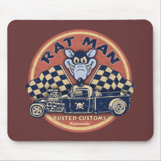 Ratten-Mann verrostete Gewohnheiten Mousepad