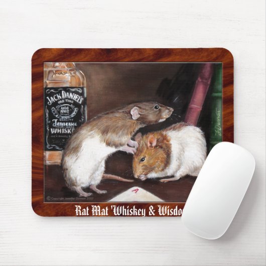 Ratten-Matte, die einzigartige Rattenmäusematte Mousepad (Mit Mouse)