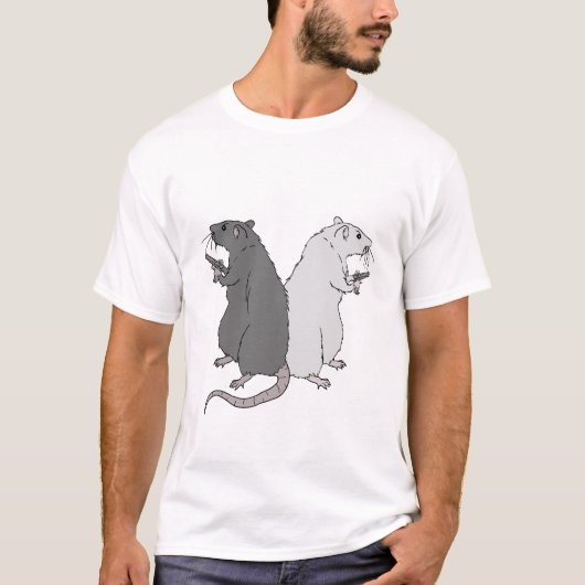 Ratten mit GATS T-Shirt (Vorderseite)