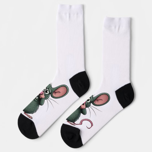 Ratten mit Nahen Crews Socken (Linkes Detail)