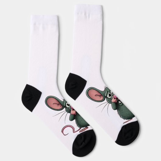 Ratten mit Nahen Crews Socken (Rechts)