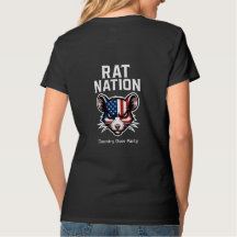 Ratten-Nation Land vor Partei Frauen T-Shirt
