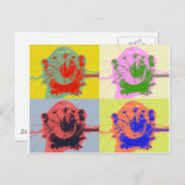 Ratten Postkarte (Vorne/Hinten)