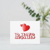 Ratten Postkarte (Stehend Vorderseite)