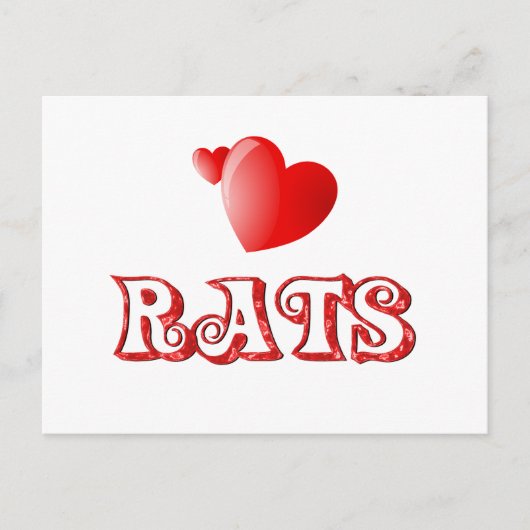 Ratten Postkarte (Vorderseite)