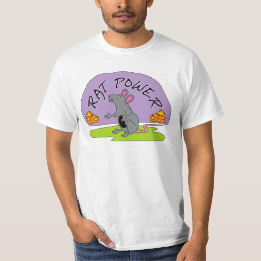 Ratten-Power-T-Shirt T-Shirt (Vorderseite)