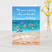 Ratten Race Birthday Grußkarte Karte (Gelbe Blume)