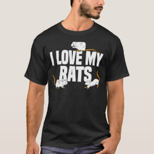 Ratten Ratten Ratten Ratten I Liebe Meine Raten T-Shirt