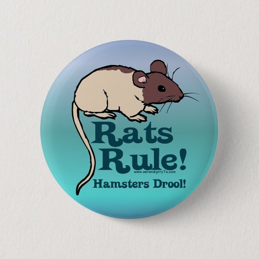Ratten-Regel! Button (Vorderseite)