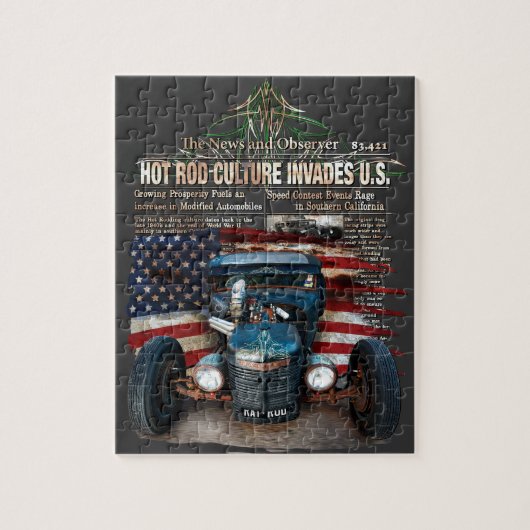 Ratten-Rod-Invasion Puzzle (Vertikal)