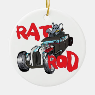 Ratten-Rod Keramik Ornament