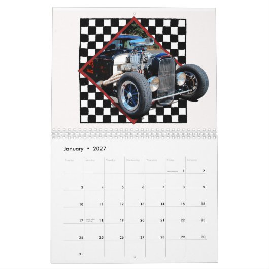 Ratten-Rod-Restaurant Kalender (Jan 2027)
