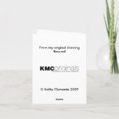 Ratten-Schneeball auf Kopf, i-Fräulein Summer! Karte (Rückseite)