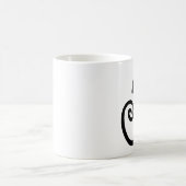 Ratten-Silhouette-Tasse Kaffeetasse (Mittel)