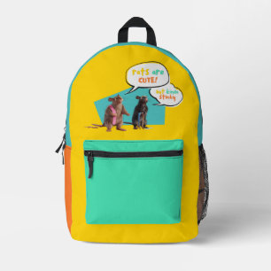 Ratten sind Niedlich, aber Kinda Stinky Bedruckter Rucksack