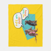 Ratten sind Niedlich, aber Kinda Stinky Fleecedecke (Vorderseite)