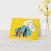 Ratten sind Niedlich, aber Kinda Stinky Karte (Gelbe Blume)