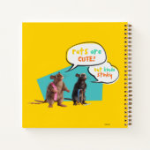 Ratten sind Niedlich, aber Kinda Stinky Notizblock (Rückseite)