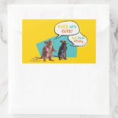 Ratten sind Niedlich, aber Kinda Stinky Rechteckiger Aufkleber (Tasche)