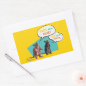 Ratten sind Niedlich, aber Kinda Stinky Rechteckiger Aufkleber (Umschlag)